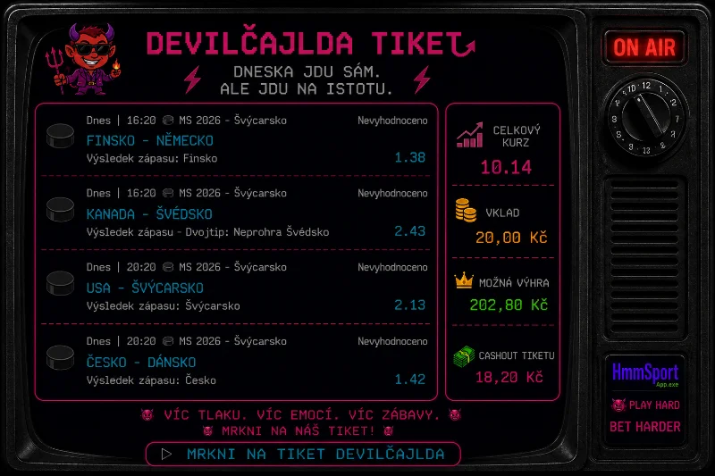 DevilČajld tiket Hokejové války 31