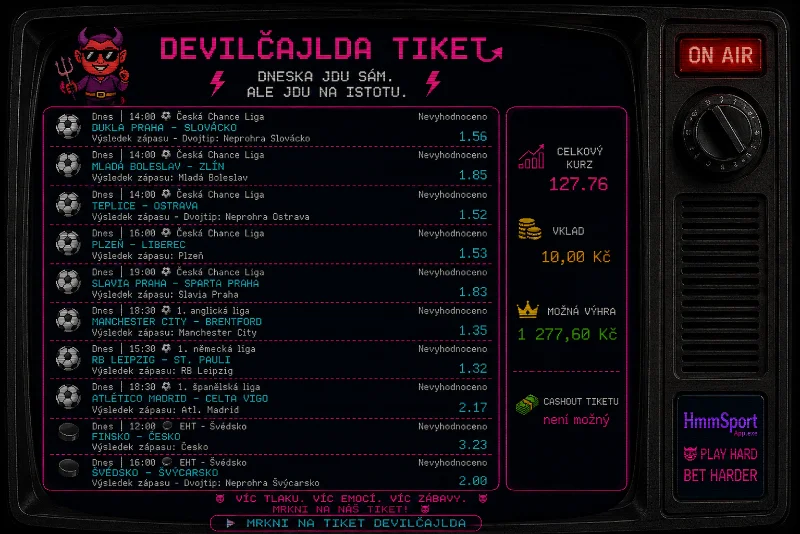 DevilČajld tiket Hokejové války 31