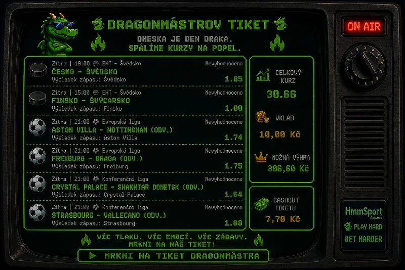 DragonMástr tiket Hokejové války 31